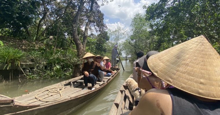 Vietnam, meeting Fabrice.  Ho Chi Minh City/Saigon & Mekong river (Apr 23)